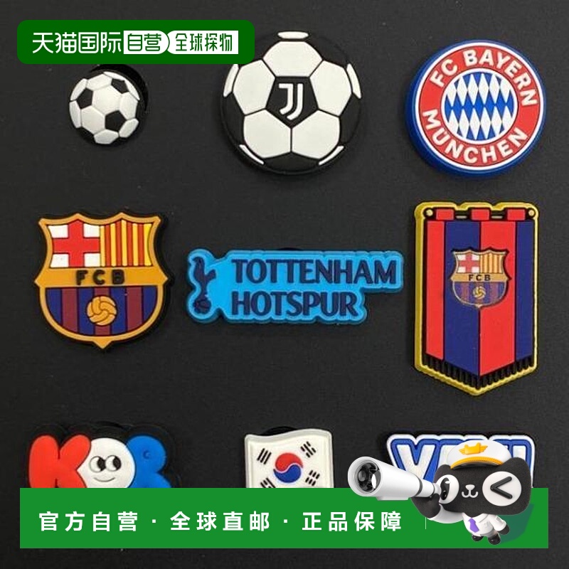 韩国直邮crocs Crocs HC02 Tottenham Logo JIBBITZ 足球锻炼鞋 1