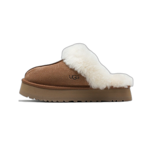 1h可退 韩国直邮UGG拖鞋女秋冬厚底经典居家包头毛毛保暖半拖1122