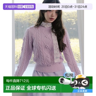 少女甜美清新春季 韩国直邮rolarola英新款 毛衣306159145