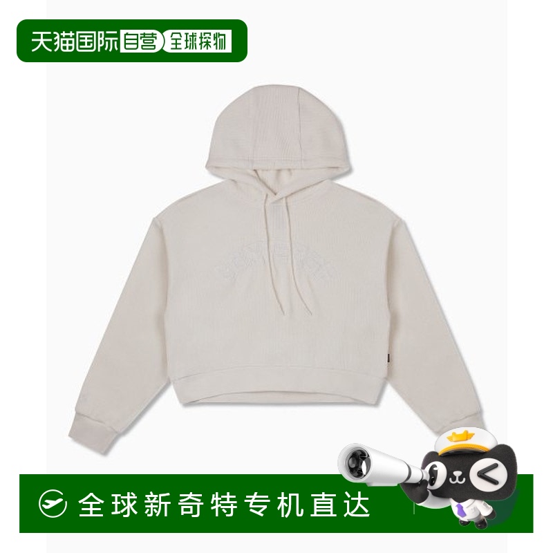 韩国直邮CONVERSE 男士连帽衫Cropped Chenille Pullover Hoodie