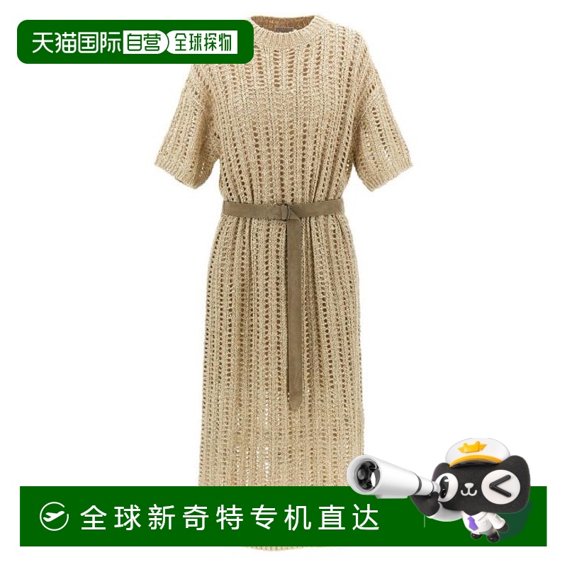 韩国直邮BRUNELLO CUCINELLI25SS中长连衣裙女MEA393A90CLY85Beig