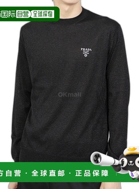 【99新未使用】韩国直邮PRADA UMB304 1Z4Q F0002 圆领针织普拉达
