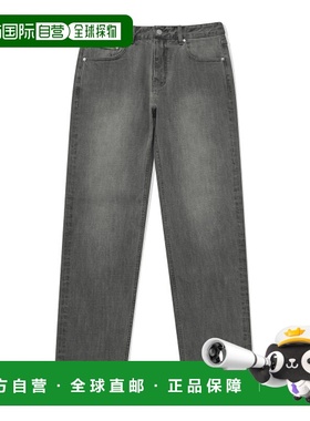 韩国直邮COVERNAT 牛仔裤CO2303PT07GR公用DENIM FLEECED SLIM ST