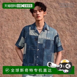 DV.LOT 靛蓝 韩国直邮DIAFVINE 682 BORO 衬衫