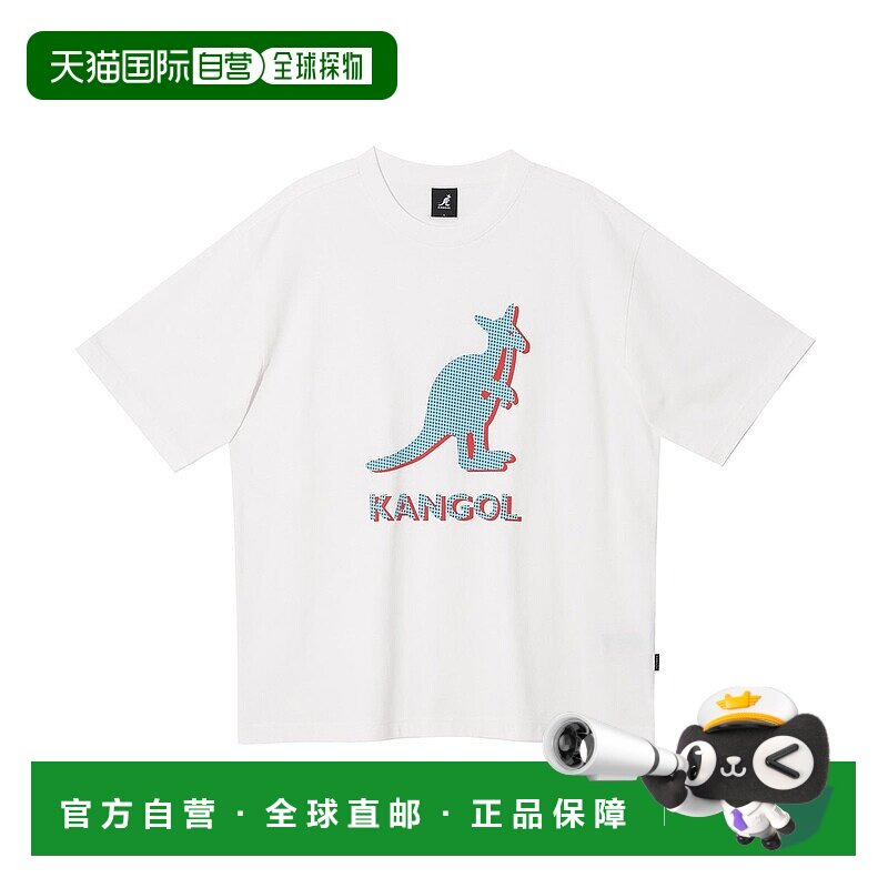 韩国直邮kangol 复古流行短袖T恤 2773 米白色 (KRECST27730)图片