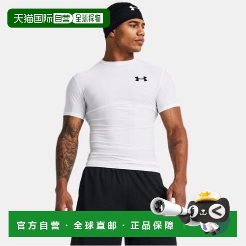 韩国直邮UNDER ARMOUR 短袖 T 恤 KQJ 1387560-100 男士 HeatGear