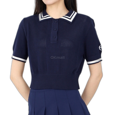 韩国直邮Sergio Tacchini PERLA 针织短款 POLO (UKS24W10118-海)