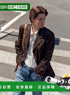 韩国直邮LOEUVRE 女士箱包相关配件 Strapped Velvet Corduroy Bla