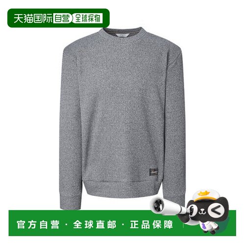 韩国直邮HAZZYS 赫奇斯男士灰色粗花呢针织条纹毛衣 (HZTS5D601G2