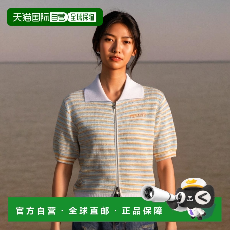 韩国直邮MALBON GOLF 女士毛针织衫Hybrid Knit Cardigan M4222PKO