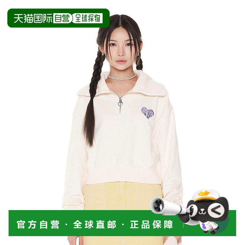 韩国直邮NERDY 正品女士女士卫衣/绒衫PNES23KC5202运动短款