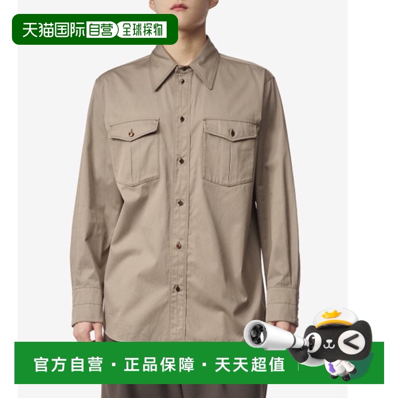 韩国直邮LEMAIRE 男衬衫男士SH1038LF824BR419FW23 RELAXED WESTE