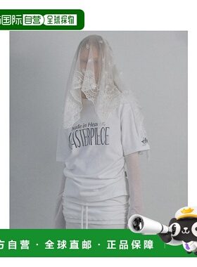 韩国直邮SCULPTOR美式复古街头辣妹潮牌新款T恤SC24S212WH