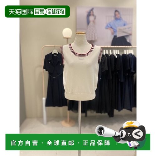 韩国直邮JJ JIGOTT [釜山] [JJGOTT] 彩线刺绣无袖针织衫GR6A1POR