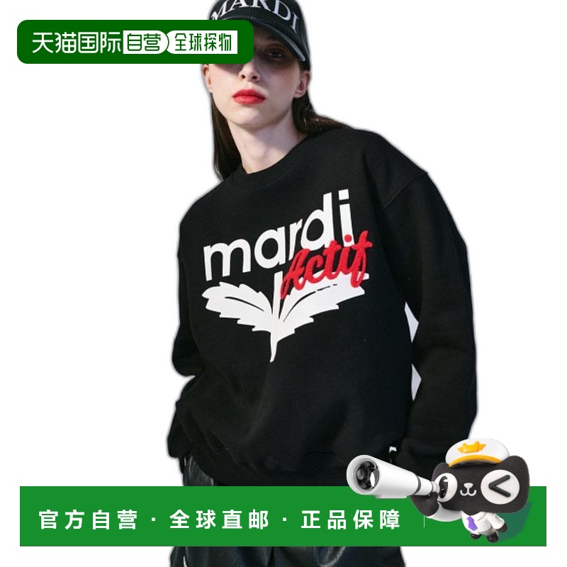 韩国直邮MARDI MERCREDI ACTIF 运动卫衣/套头衫AFK33SPO001BKRD