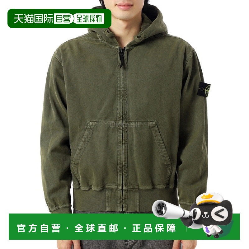 韩国直邮STONE ISLAND 6100017 有机巴拿马棉“旧”效果大版型连