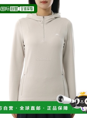 韩国直邮J.LINDEBERG Aerialle 四分之一拉链连帽衫 (GWJS13440-U