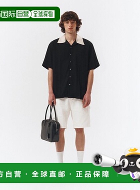 韩国直邮Dunst2023秋冬新品中性风经典男士T恤UDSH3B321BK羊毛