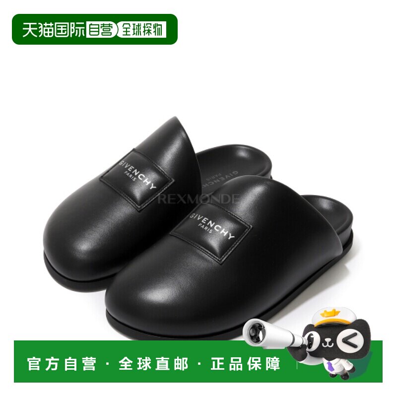韩国直邮GIVENCHY 纳帕皮蓬松穆勒鞋 (BH302NH1XM 001) 骡子拖鞋