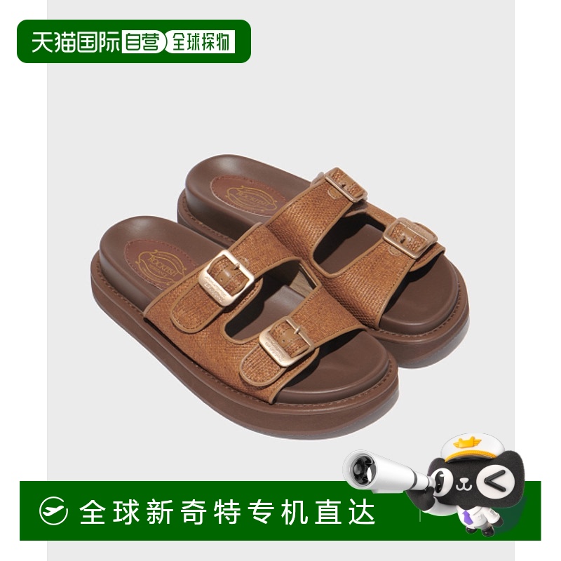 韩国直邮ROCKFISH 女士运动拖鞋 RF1SHBE1SD002 TWO STRAP RATTAN