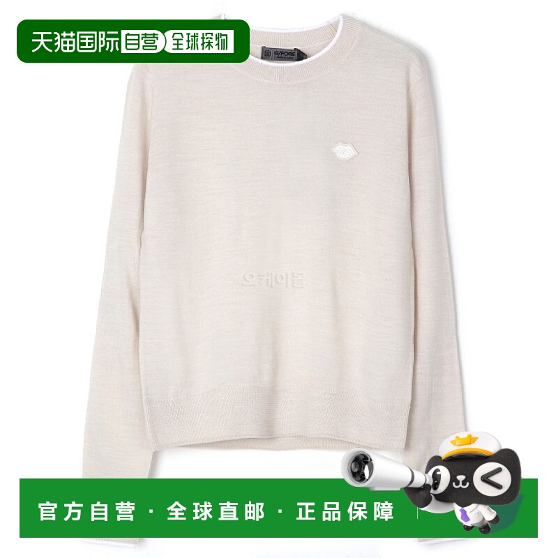 韩国直邮G/FORE MOTHER GOLFER 美利奴羊毛圆领毛衣 (G4LF23S600b