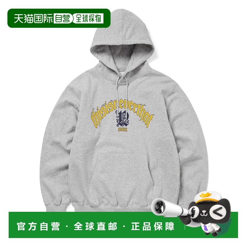 韩国直邮THISISNEVERTHAT 公用连帽衫TN243TSWHO17HGR Fortuna Lo