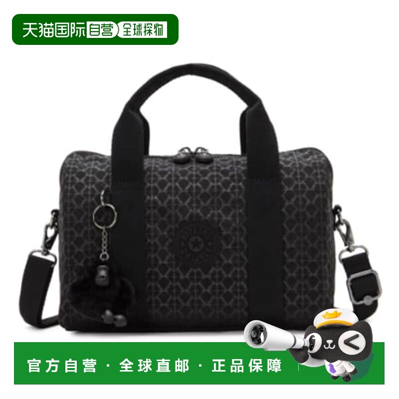 韩国直邮kipling 黑色斜挎包 旅行包 BinaM KOABT08 SIEB尼龙