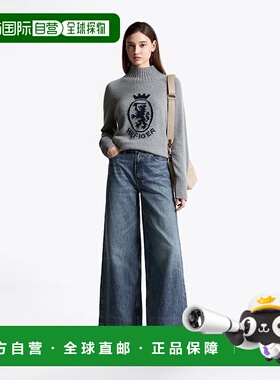 韩国直邮TOMMY HILFIGER 克里斯宽版牛仔长裤 T22F7NPC051WT11A5
