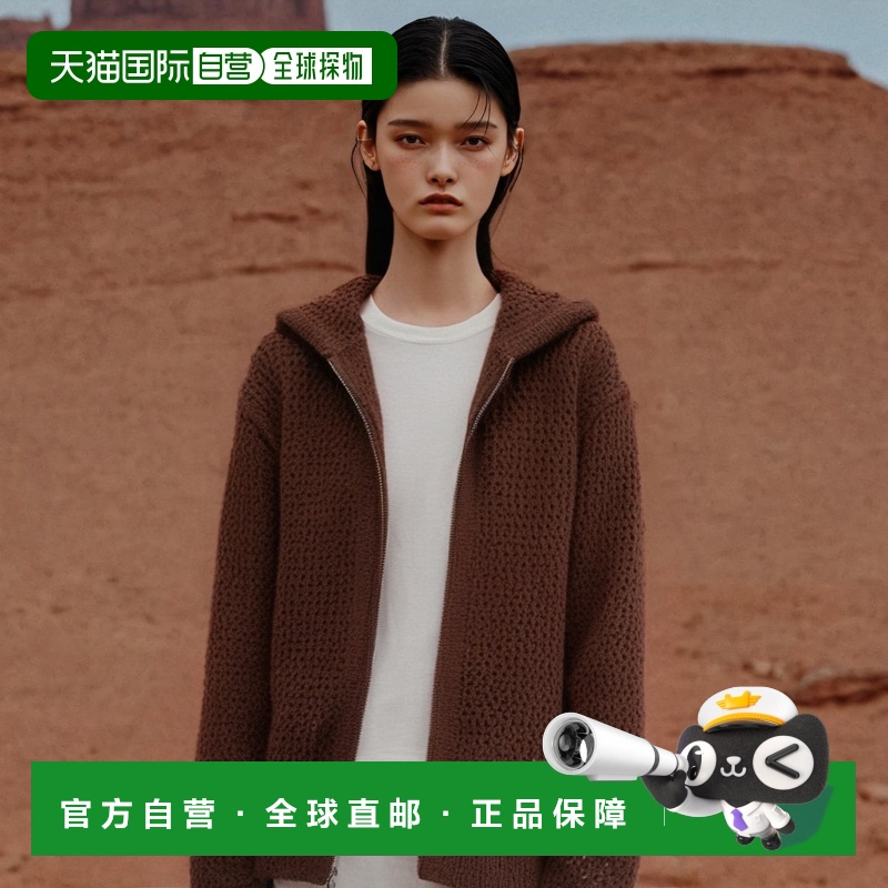 韩国直邮SATUR设计师款大气简约日常休闲个性卫衣SA22SSMK10BR-A1