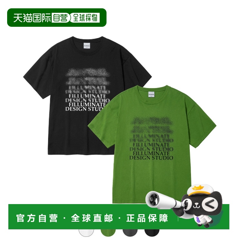 韩国直邮FILLUMINATE 公用T恤Fade Round T-Shirt Fade Round T-S