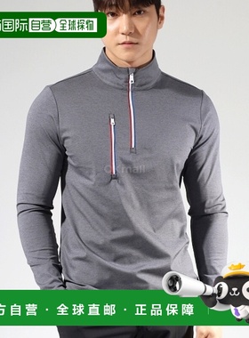 韩国直邮G/Fore男士外套灰色长袖立领拉链休闲G4MA23K125A-CHGR