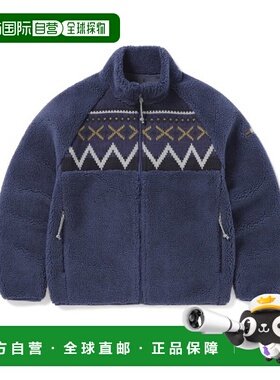 韩国直邮THISISNEVERTHAT 夹克Knit Paneled Fleece Jacket Purpl