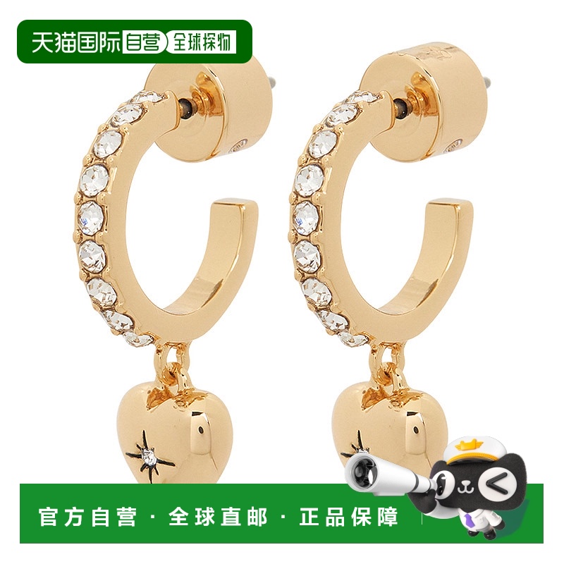 1h可退 韩国直邮coach 女士 耳饰蔻驰448322GLD710礼物
