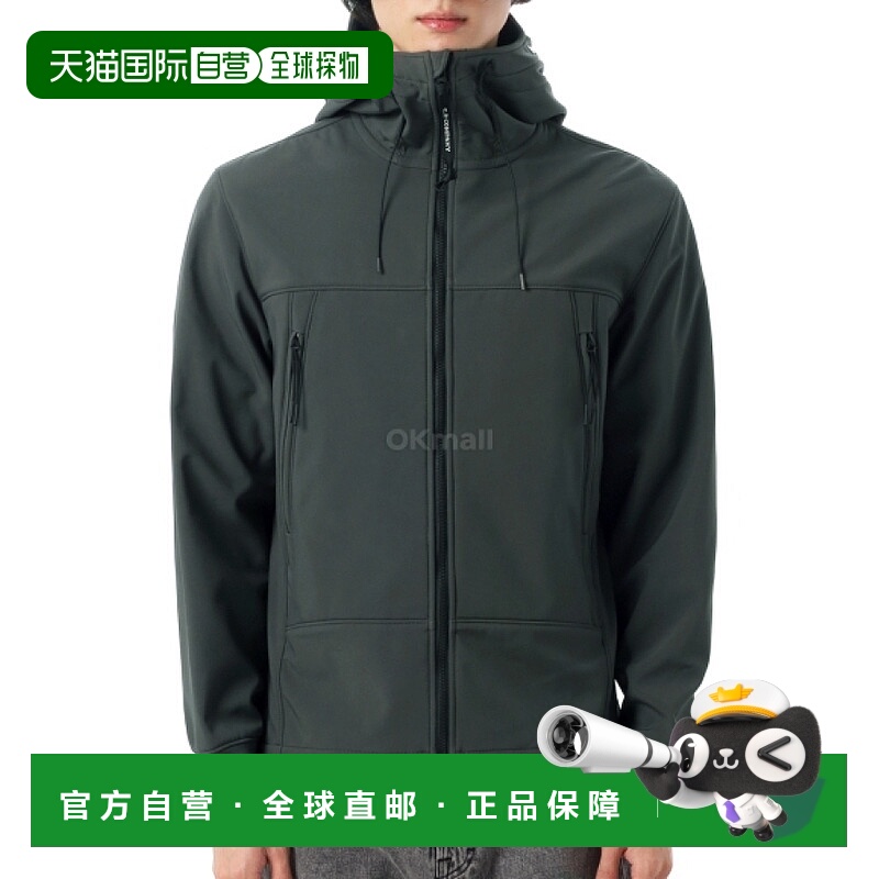 韩国直邮CP COMPANY 羊毛全拉链护目镜连帽夹克（19CMOW700A 0060