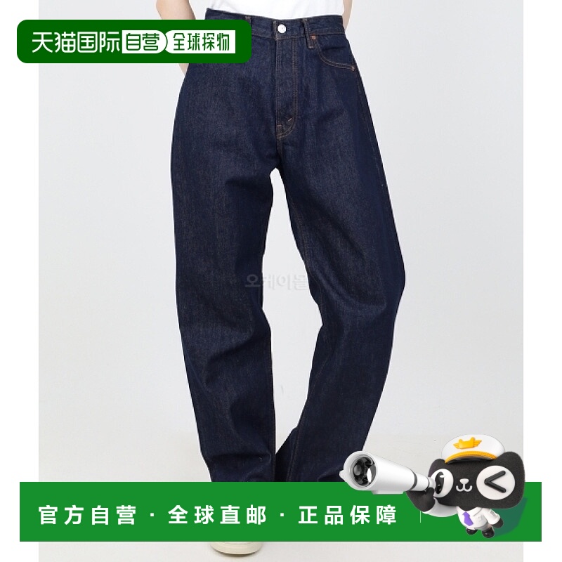 韩国直邮ORSLOW 101 爸爸版型牛仔裤（01-1010W-81K 一洗） 牛仔