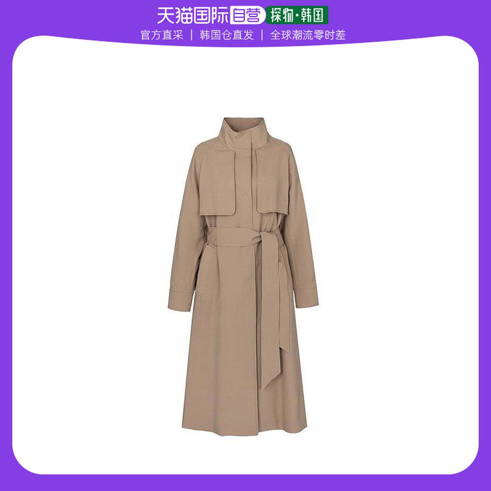 韩国直邮BESTIBELLI 风衣 [VESTIBELLY] 槐亭 22S/S 高领 腰带 长