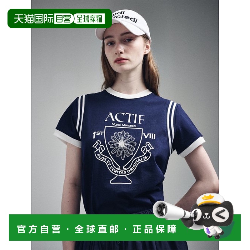 韩国直邮MARDI MERCREDI ACTIF 女士女装T恤COLOR BLOCK T SHIRT