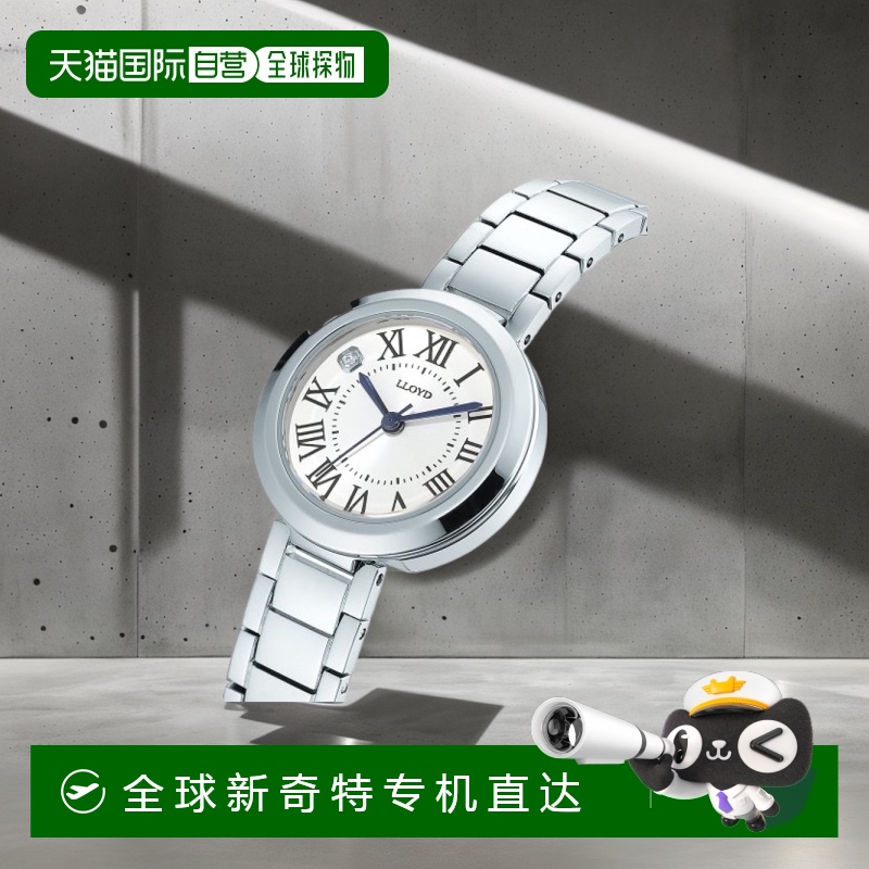 韩国直邮韩国直邮LLOYD 不锈钢石英链条机械手表 LL2G21704ISS