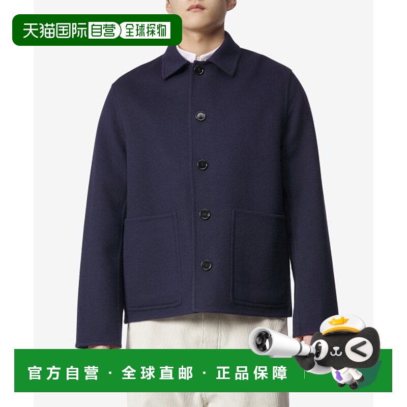 韩国直邮AMI 男士运动茄克/外套HJK200WV0022430FW23new新款羊毛