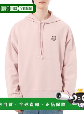 韩国直邮MAISON KITSUNE 大胆狐狸头贴片宽松连帽衫 (LM00705KM00