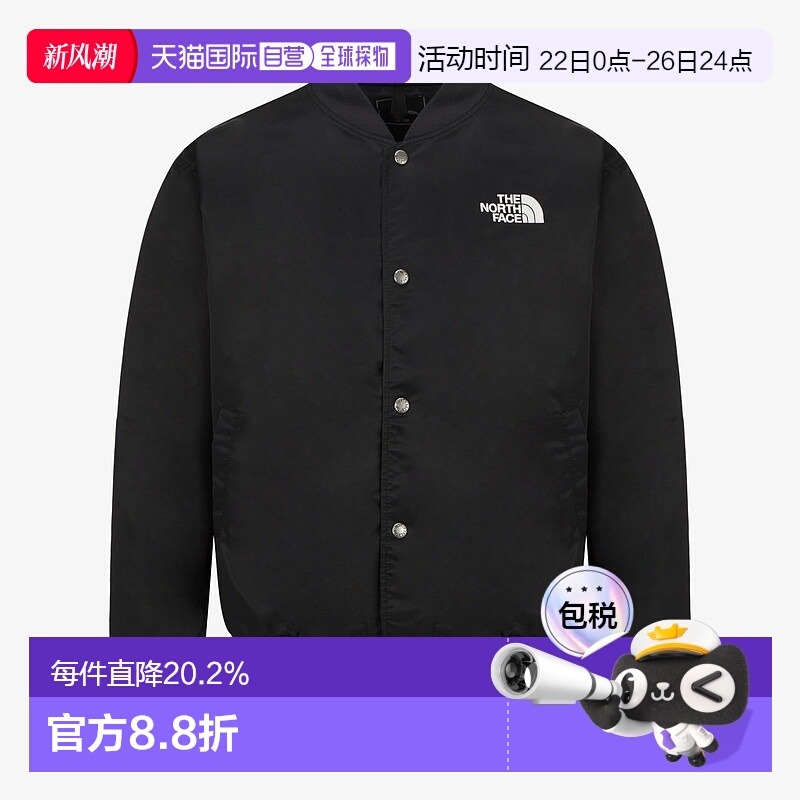 韩国直邮北面THE NORTH FACE条纹Logo刺绣宽松夹克外套男NJ3BR51