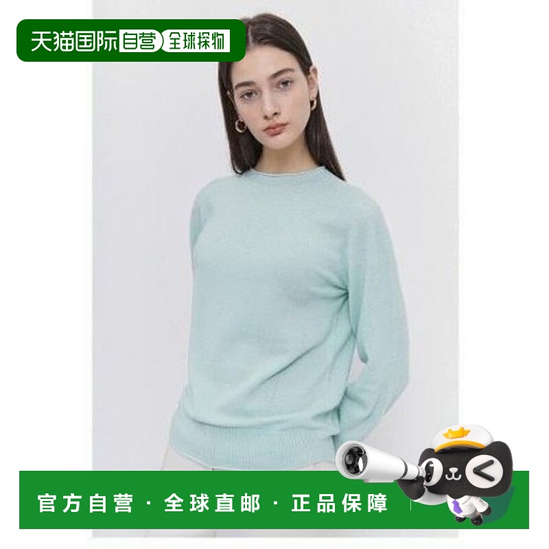韩国直邮THE IZZAT TheiJust 女士圆领羊毛套头针织衫 INAA1PO04S