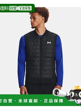韩国直邮UNDER ARMOUR 1380870 001 黑色男士 UA Launch 保温背心