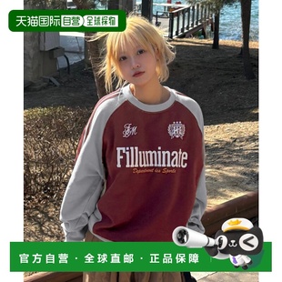 Raglan 韩国直邮FILLUMINATE Sporty FBESUTM087WN Swea 公用卫衣