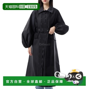 3.24OTW20008 韩国直邮Cecilie 黑色科技帆布外套 ORAH Bahnsen