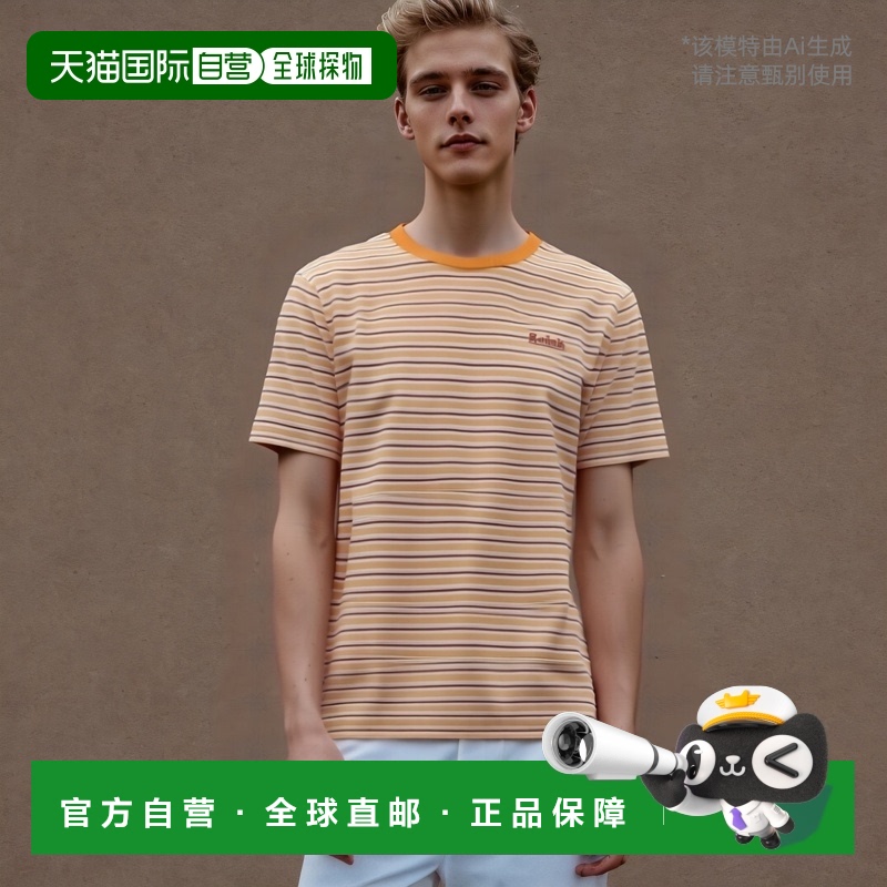 韩国直邮KODAK正品新款美式校园时尚运动男女同款T恤K4123LRS33YL