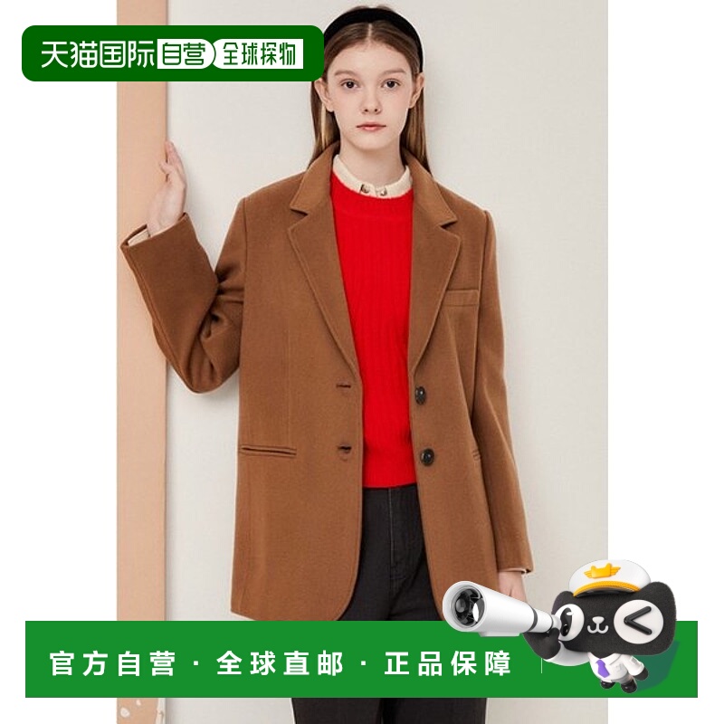 韩国直邮JJ JIGOTT V 领 H 型羊毛夹克 GNBA0JKR5