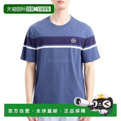 韩国直邮Sergio Tacchini DAMARINDO T 恤 (STS25M50458-ECLIPSE)