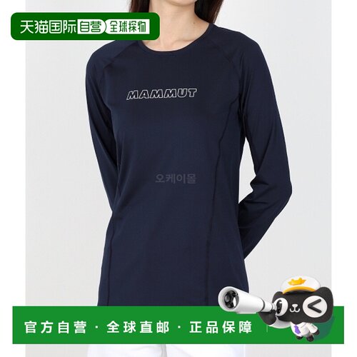 韩国直邮MAMMUT Selun FL 长袖女装 Logo 上衣 运动休闲 1016-014