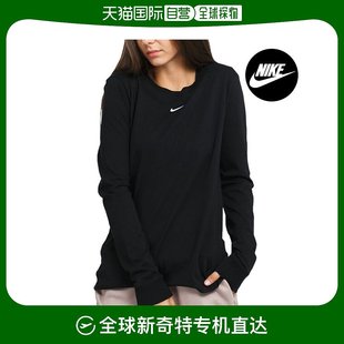 弹力 白色 长袖 NIKE 女士 运动T恤 T恤 韩国直邮Nike